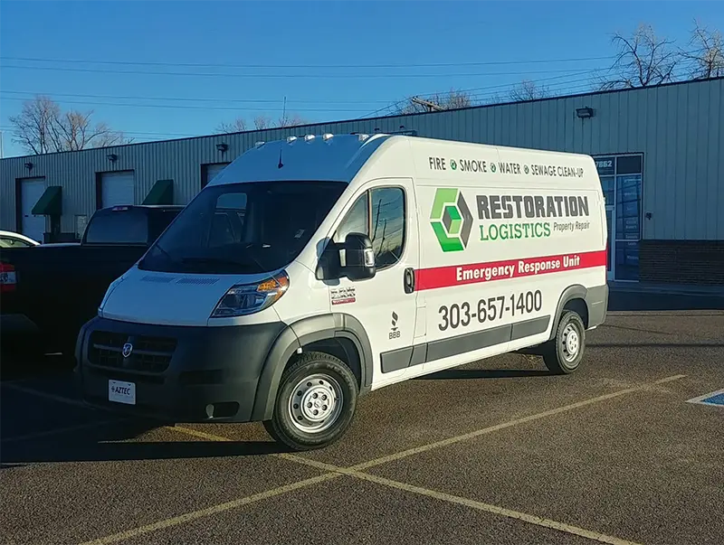 Restoration Logistics vehicles