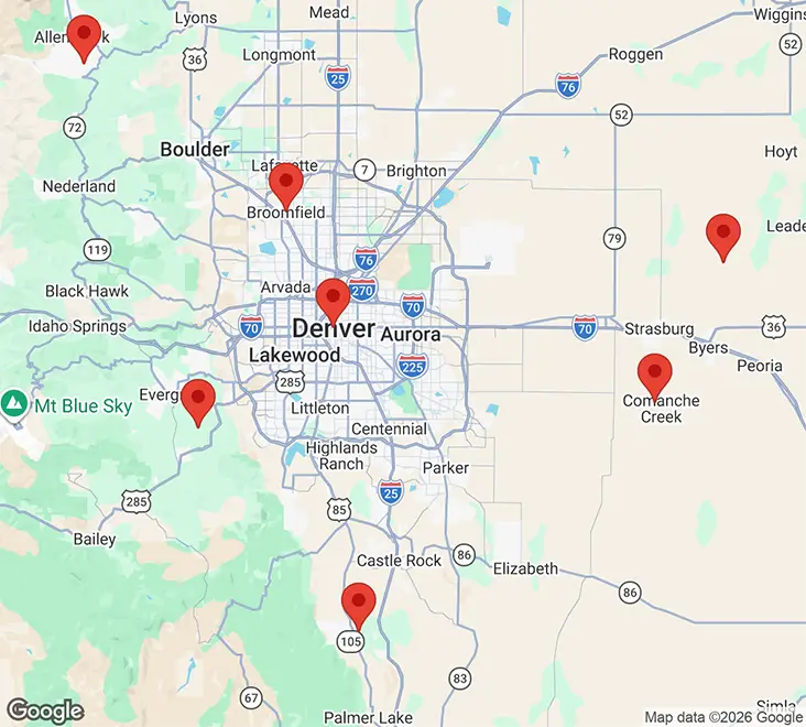 Service area map